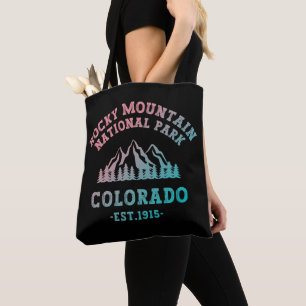 Tote Bag Rocky Mountain National Park Colorado USA Gradient