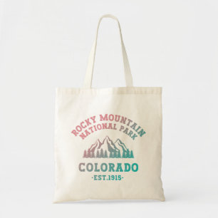 Tote Bag Rocky Mountain National Park Colorado USA Gradient