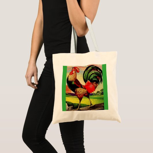 Tote Bag Rocky the Handsome Rooster (Devant (produit))