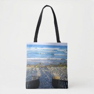Tote Bag Rocky York Beach Access
