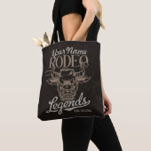 Tote Bag Rodéo personnalisé Old West Steer Roping Légendes (De près)