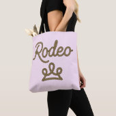 Tote Bag Rodeo Princess Pays Ouest Tiara Crown (De près)