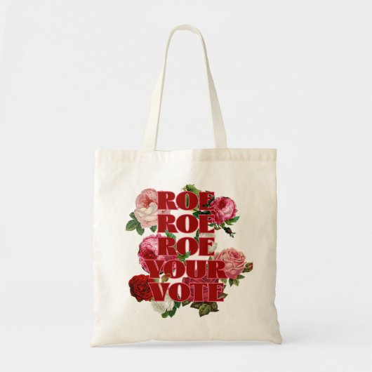 Tote Bag Roe Roe Roe Votre Vote (Devant)