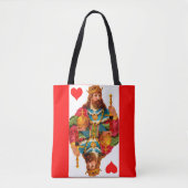 Tote Bag Roi des Coeurs et Reine des Coeurs (Devant)
