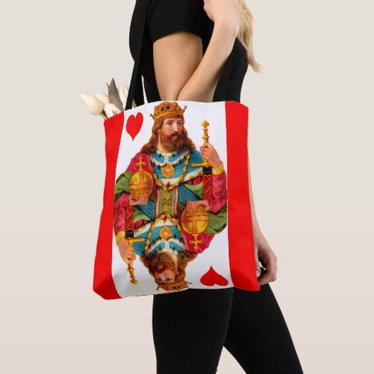 Tote Bag Roi des Coeurs et Reine des Coeurs (De près)