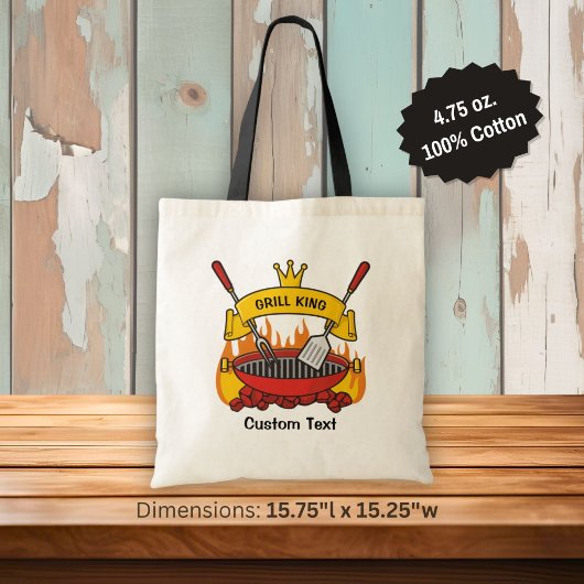 Tote Bag Roi du Grill