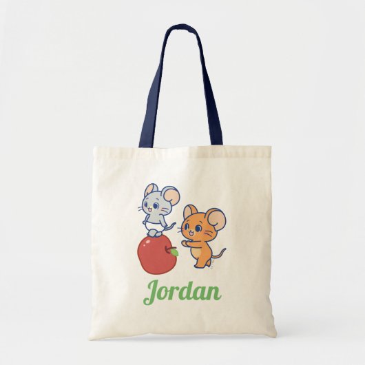 Tote Bag Rollage Anime Tuffy et Jerry Apple (Devant)