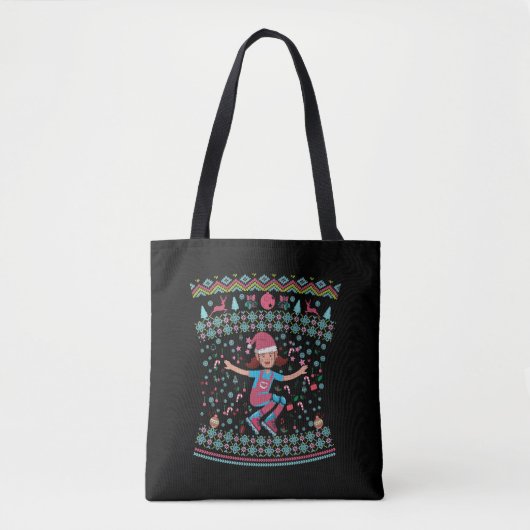 Tote Bag Roller Skate Fille de Noël (Devant)