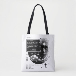 Tote Bag Romains 12:2 Renouveler Votre Système de Message M