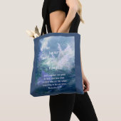 Tote Bag Romains de Mist Bleu Astilbe 8:28 (De près)