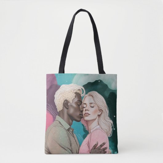 Tote Bag Romance cosmique (Devant)