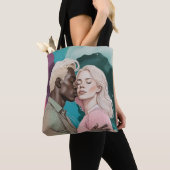 Tote Bag Romance cosmique (De près)