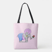 Tote Bag Romance de l'éléphant (Dos)