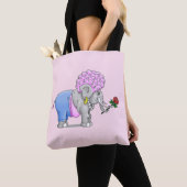 Tote Bag Romance de l'éléphant (De près)