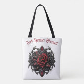 Tote Bag Romance Sombre Obsessionnel (Dos)