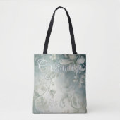 Tote Bag Romanric Goth White Tapestry Personalized (Devant)