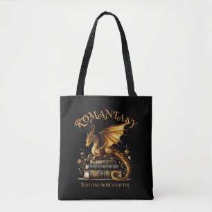 Tote Bag Romantasy Dragon Books Juste un chapitre de plus