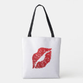 Tote Bag Romantic chic luxe red lips (Dos)