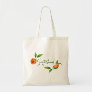 Tote Bag Romantique Botanique Amour Bridesmaid Cadeau
