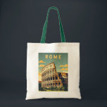 Tote Bag Rome Italie Colisée Voyage Art Vintage<br><div class="desc">Design vectoriel du Colisée de Rome. Rome est située dans la partie centrale-ouest de la péninsule italienne,  dans le Latium,  le long des rives du Tibre.</div>