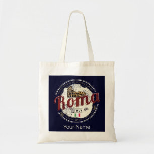 Tote Bag Rome Italie Retro Colisée Vintage