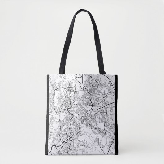 Tote Bag Rome Italy Map (Devant)