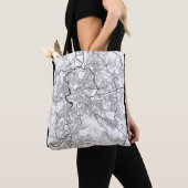 Tote Bag Rome Italy Map (De près)