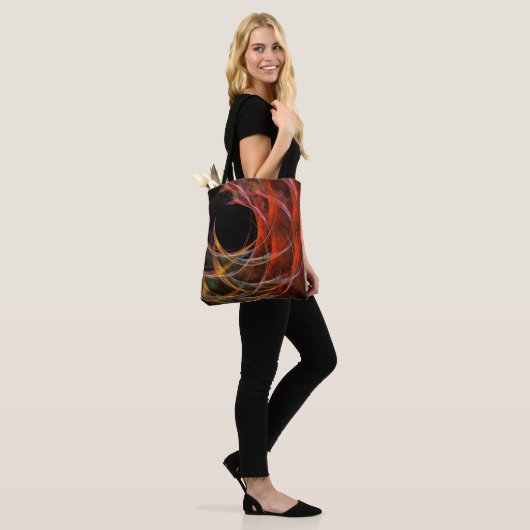 Tote Bag Rompre le cercle de l'art Abstrait (Sur le modèle)