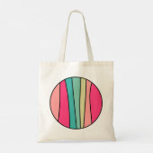 Tote Bag Rond Abstrait Couleur 160422(02) (Dos)
