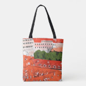 Tote Bag Roofs Rouges Prague Tchèque Cityscape Papier Colla (Dos)