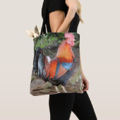 Tote Bag Rooster (De près)