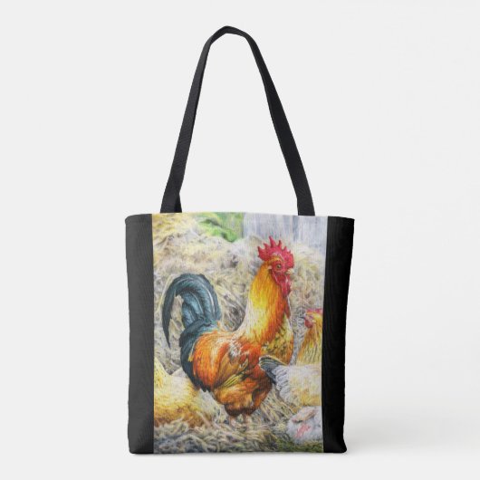 Tote Bag Rooster Fière (Dos)