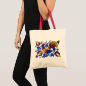Tote Bag Rooster Petrykivka (Devant (produit))