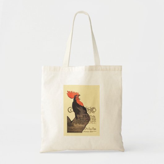 Tote Bag Rooster Steinlen Cocorico (Devant)