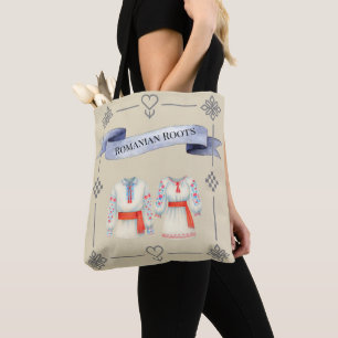 Tote Bag Roots Roumain Costume folklorique Attire tradition