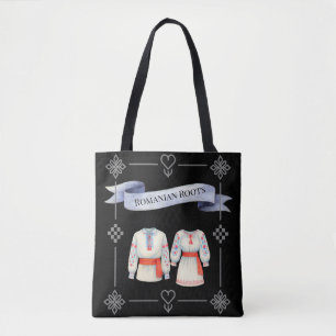 Tote Bag Roots Roumain Costume folklorique Attire tradition