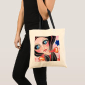 Tote Bag rosa flicka (Devant (produit))