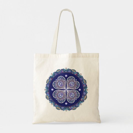 Tote Bag Rosace bleue (Dos)