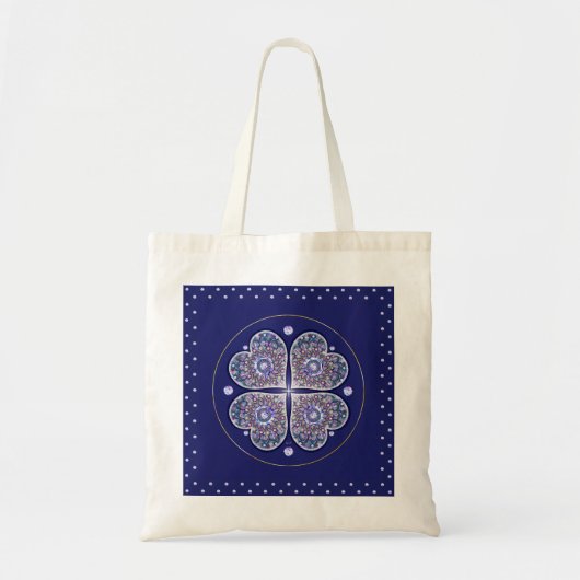 Tote Bag Rosace bleue (Devant)