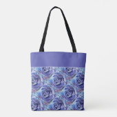Tote Bag Rose aquarelle colorée (Dos)