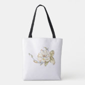 Tote Bag Rose arbuste blanc (Dos)