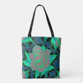 Tote Bag Rose Art Déco Design #10 (Dos)