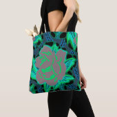 Tote Bag Rose Art Déco Design #10 (De près)