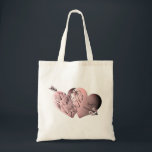 Tote Bag Rose "Ayez un Heureuse Sainte-Valentin" Coeurs et<br><div class="desc">J'ai voulu dire astucieusement "Avoir un heureuse Sainte-Valentin" sur les produits et je pensais que cette police de dégradé manuscrite rose et gris avec mes coeurs et flèches font un design intéressant sur ces totes Zazzle adorables,  pour une Valentine unique et amusante!</div>