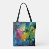 Tote Bag Rose, belle peinture d'art (Dos)
