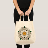 Tote Bag Rose blanc de York (Devant (produit))