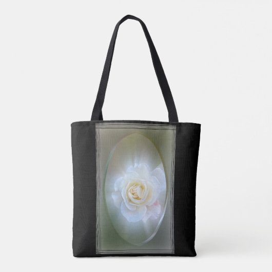 Tote Bag Rose blanche (Dos)