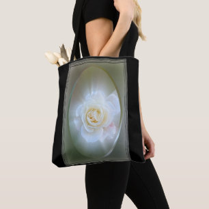 Tote Bag Rose blanche