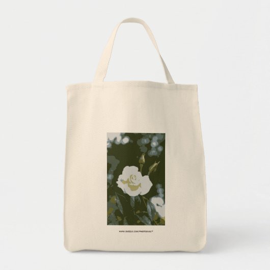 Tote Bag Rose Blanche (Devant)