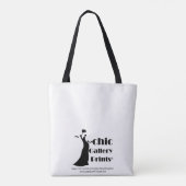 Tote Bag Rose blanche 7181-M (Dos)